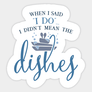 Dishes Sticker